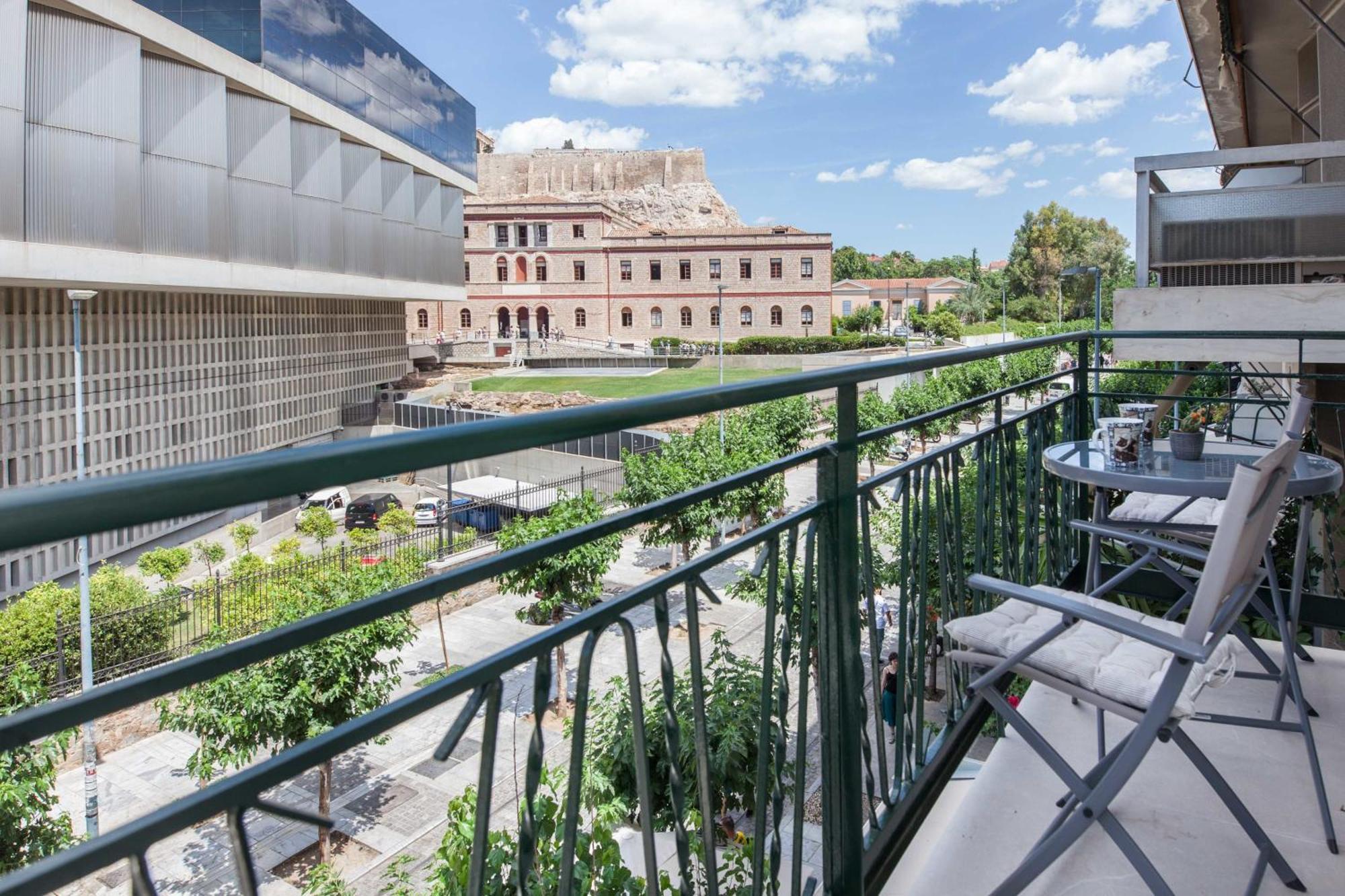 Acropolis View Modern Deluxe Suite With Balcony Атина Екстериор снимка