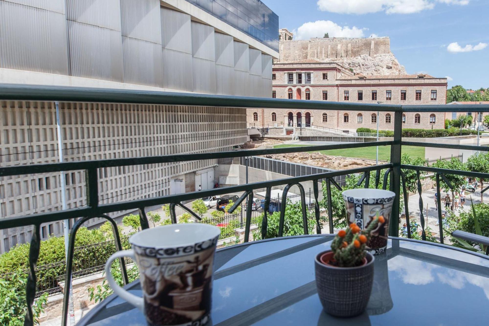 Acropolis View Modern Deluxe Suite With Balcony Атина Екстериор снимка